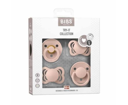 Соска пустушка BIBS Try-it collection Blush