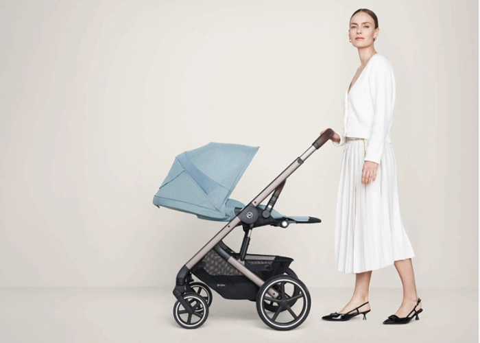 Купити Прогулянкова коляска Cybex Balios S Lux SLV Ocean Blue  з доставкою по Україні | KIDSLINE-39 - зображення