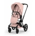 Прогулочная коляска Cybex Priam Style Collection 5.0 - peach pink (шасси Matt Black)