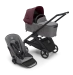 Универсальная коляска 2в1 Bugaboo DRAGONFLY - grafite/grey melange dark cherry