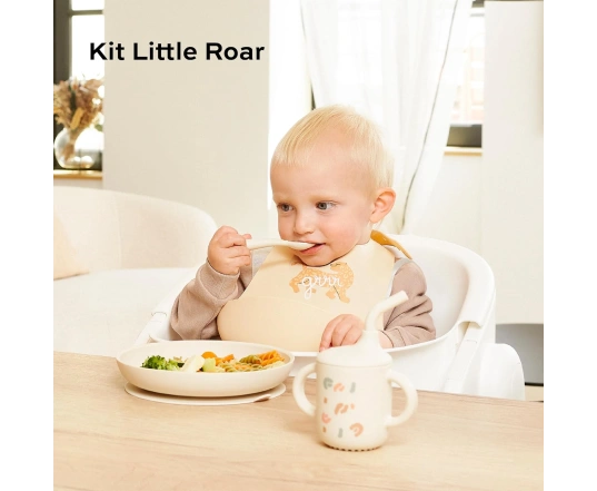 Набор посуды детский силиконовый Babymoov - little roar (от 9 мес)