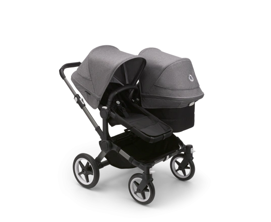 Універсальна коляска 2в1 Bugaboo Donkey5 Mono Grey mеlange/Midnight black-Grey mélange