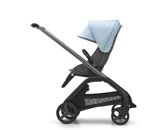 Прогулочная коляска Bugaboo DRAGONFLY - graphite/grey melange skyline blue