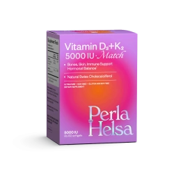 Диетическая добавка Perla Helsa Витамин D3 125 мкг 5000 МО + К2 75 мкг - изображение