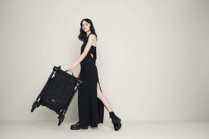 Купити Прогулянкова коляска Cybex Melio Carbon - Moon Black з доставкою по Україні | KIDSLINE-45 - зображення