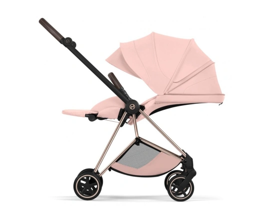 Коляска 2 в 1 Cybex MIOS Style Collection 5.0 - peach pink (шасі Rosegold)