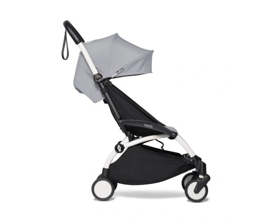 Універсальна коляска 2 в 1 Stokke YOYO³ + компактна люлька BABYZEN Stone (шасі White)