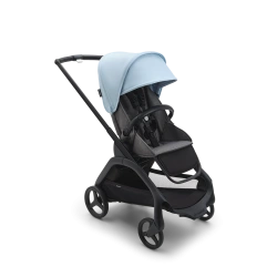 Прогулянкова коляска Bugaboo DRAGONFLY - black/grey melange skyline blue - зображення