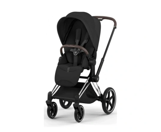 Коляска Cybex PRIAM Style Collection 5.0 - sepia black (шасі Chrome Brown)