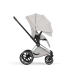 Прогулянкова коляска Cybex PRIAM Style Collection 5.0 - city grey (шасі Chrome Brown)