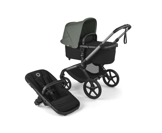 Универсальная коляска 2в1 Bugaboo FOX 5 RENEW - grafite/heritage black forest green