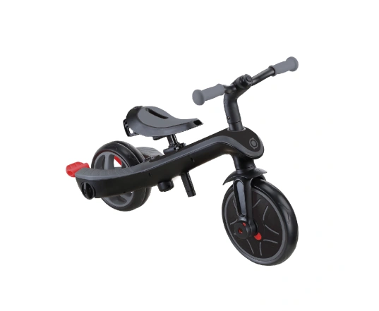 Велосипед дитячий GLOBBER серії EXPLORER TRIKE 4в1 DELUXE PLAY - Чорно-сірий
