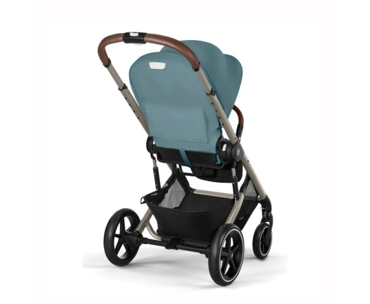 Прогулянкова коляска Cybex BALIOS S LUX TPE - stormy blue (з бампером)