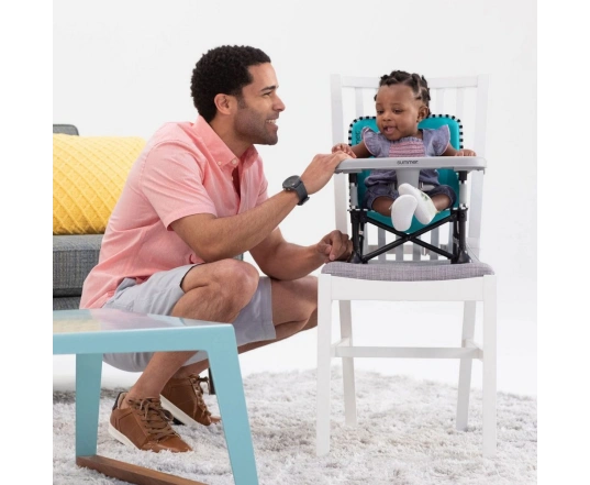 Розкладний стілець - бустер Summer Infant POP ‘N SIT Рожевий
