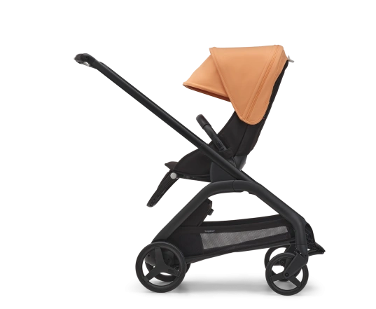 Прогулянкова коляска Bugaboo DRAGONFLY - black/midnight black island coral