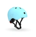 Шолом захисний дитячий Scoot and Ride, лохина, з ліхтариком, 51-55см