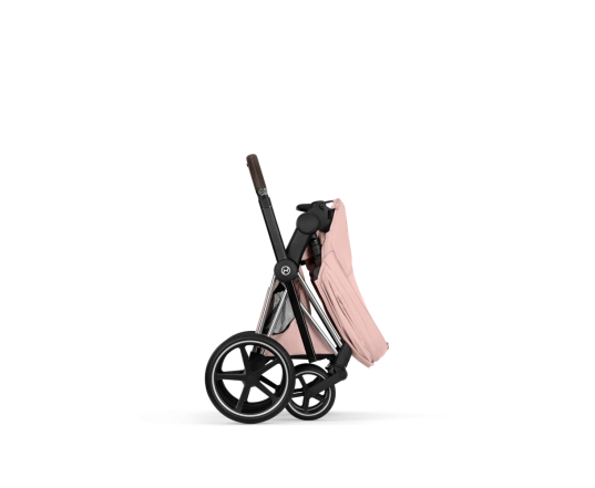 Прогулянкова коляска Cybex PRIAM Style Collection 5.0 - peach pink (шасі Chrome Brown)