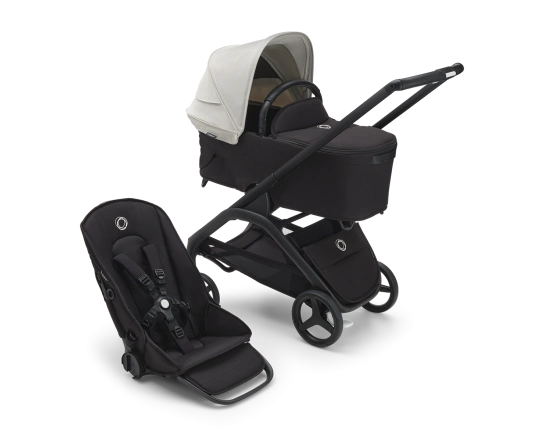 Универсальная коляска 2в1 Bugaboo DRAGONFLY - black/midnight black misty white