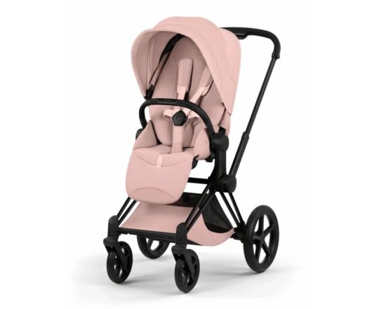 Прогулочная коляска Cybex Priam Style Collection 5.0 - peach pink (шасси Matt Black)