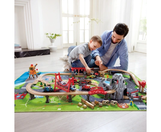 Килим Залізна дорога Play Rug Hape