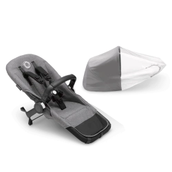 Прогулянковий блок коляски Bugaboo  Donkey 5 без капюшону Grey mélange - зображення