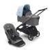 Универсальная коляска 2в1 Bugaboo DRAGONFLY - grafite/grey melange skyline blue