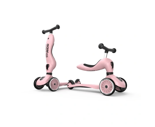 Самокат Scoot and Ride серії Highwaykick-1 пастельно-рожевий, 1-5 років