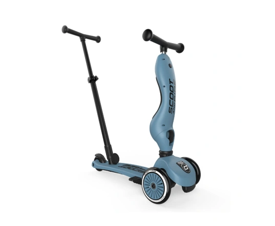 Самокат Scoot and Ride серії Highwaykick-1 Push and Go - сіро-синій