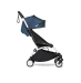 Універсальна коляска 2 в 1 Stokke YOYO³ + люлька Bassinet  BABYZEN Navy Blue/AF Airfrance (шасі White)