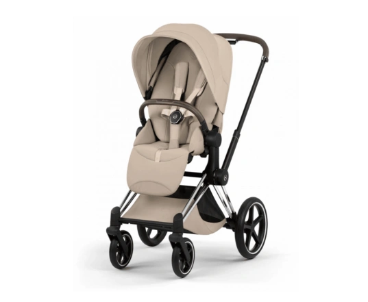 Коляска Cybex PRIAM Style Collection 5.0 - cozy beige (шасі Chrome Brown)