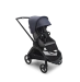 Прогулянкова коляска Bugaboo DRAGONFLY - black/grey melange stormy blue