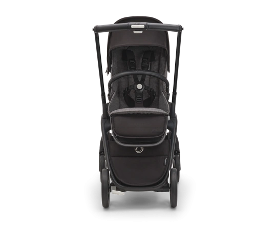 Прогулочная коляска Bugaboo DRAGONFLY - black/grey melange midnight black