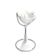 Стульчик для кормления Bloom Fresco White в комплекте с хлопковыми вкладышами -  Coconut white
