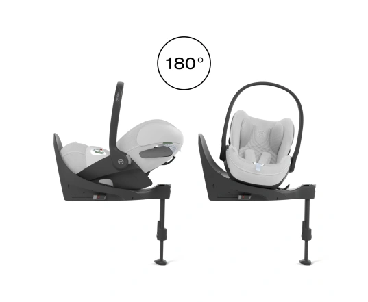 Автокресло Cybex CLOUD T-iSIZE PLUS 0-13кг - platinum white