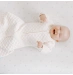 Спальник стьоганий з бавовни Aden + Anais Cream / Pink, 3-6 міс.