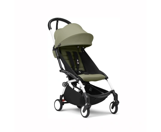 Прогулянкова коляска Stokke YOYO³ з 6 місяців Olive (шасі White)