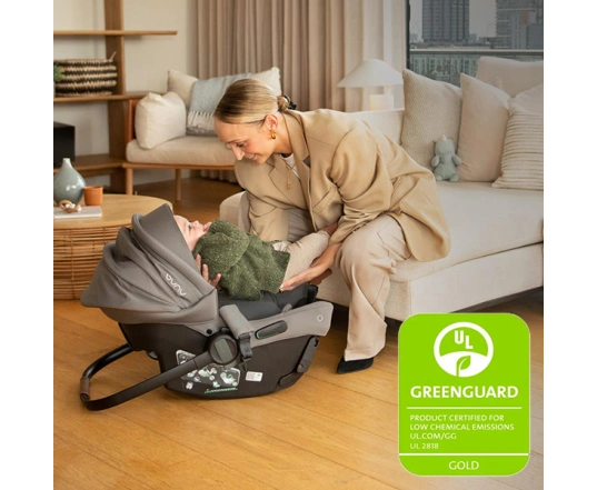 Автокресло Nuna Pipa Urbn Isofix, група 0+ (0-13 кг),  цвет Granite, серый