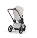 Прогулянкова коляска Cybex PRIAM Style Collection 5.0 - city grey (шасі Chrome Brown)
