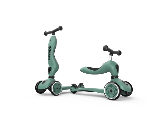 Самокат Scoot and Ride серії Highwaykick-1, сіро-зелений, 1-5 років