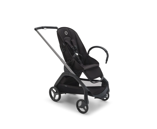 Прогулочная коляска Bugaboo DRAGONFLY без капюшона - black/grey melange