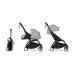 Універсальна коляска 2 в 1 Stokke YOYO³ + компактна люлька BABYZEN Stone (шасі Black)