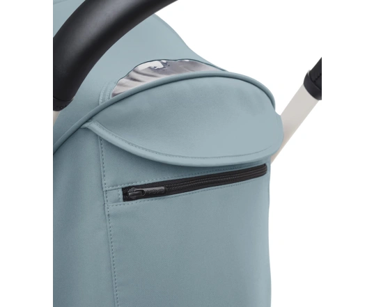 Универсальная коляска 2 в 1 с люлькой newborn shell Stokke YOYO³ Aqua (шасси Black)