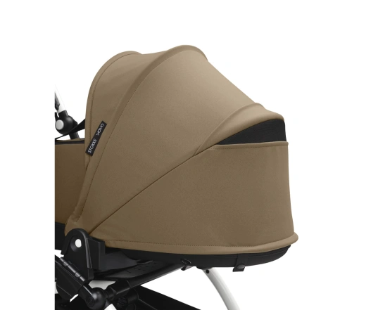 Универсальная коляска 2 в 1 с люлькой newborn shell Stokke YOYO³  Toffee (шасси Black)