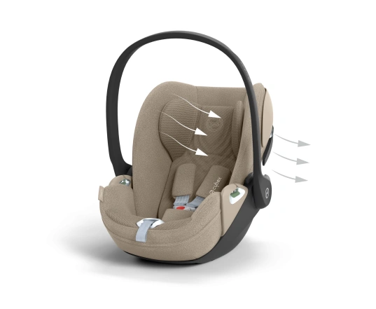 Автокресло Cybex Cloud T-iSize Simply Flowers Beige