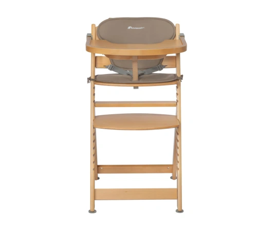 Стульчик для кормления с вкладышем Bebe Confort TIMBA - natural wood/beige