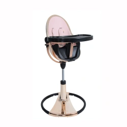 Стільчик для годування Bloom Fresco Rose Gold в комплекті із вставками з екошкіри - Rosewater - зображення