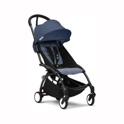Прогулянкова коляска Stokke YOYO³ з 6 місяців Blue Air France (шасі Black) - зображення