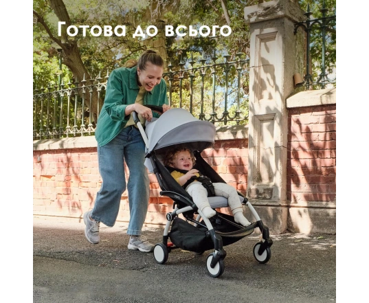 Прогулянкова коляска Stokke YOYO³ з 6 місяців Taupe (шасі  White)