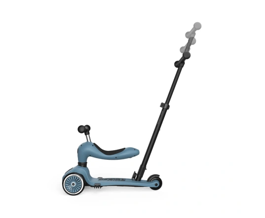 Самокат Scoot and Ride серії Highwaykick-1 Push and Go - сіро-синій