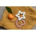 Іграшка - прорізувач BIBS Baby Bitie Star Pink Plum
